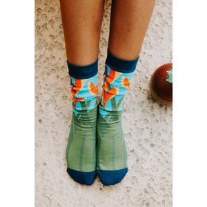 Birds of Paradise Crew Socks